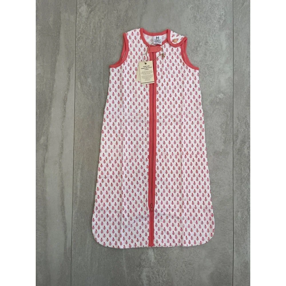 Malabar Baby Wearable Blanket Pink City Sleeping Sack Lightweight 6-18 M Organic